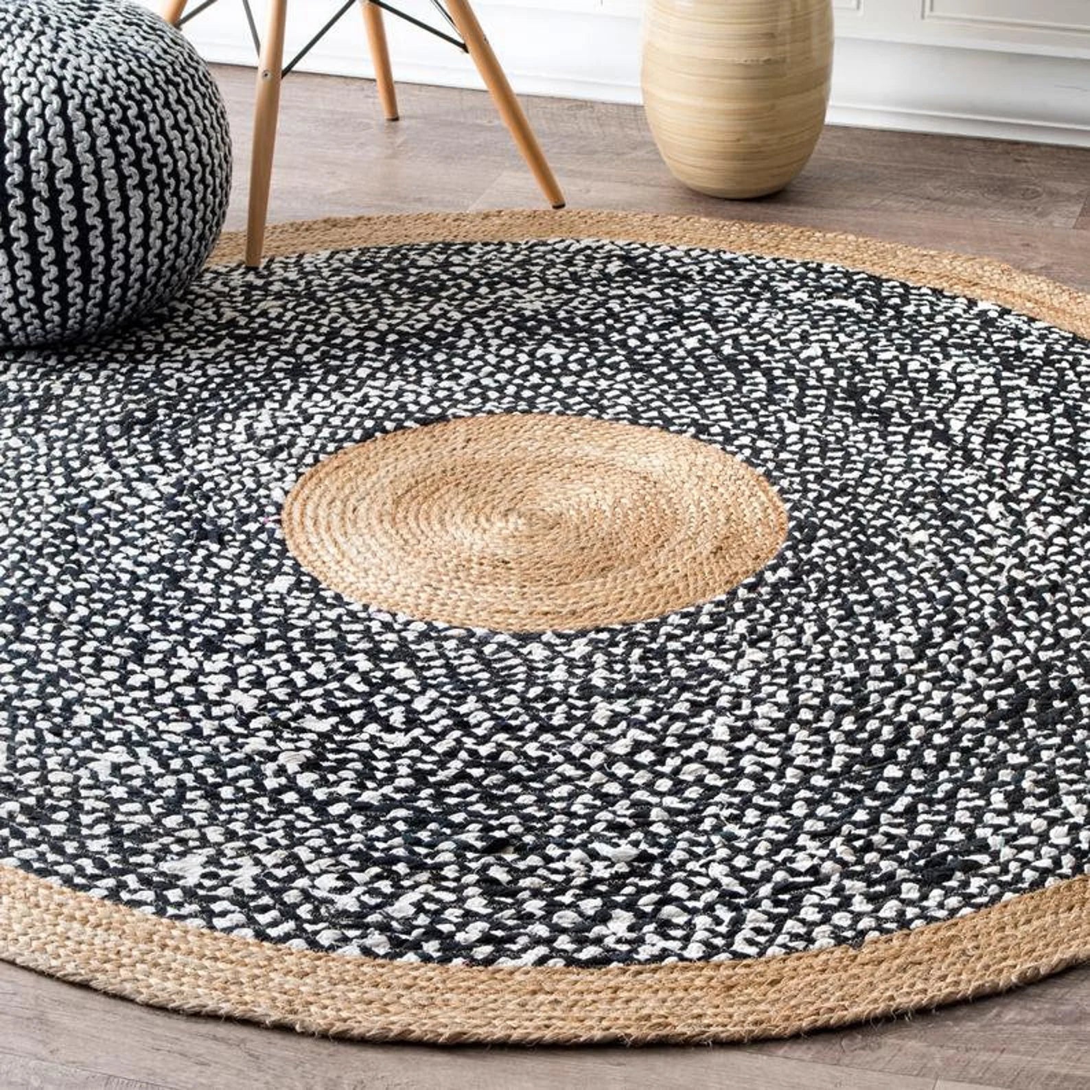 Aater Round Jute Rug - Buy Aater Round Jute Rug Online - Art Avenue