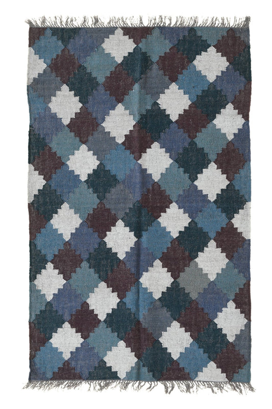 Charlotte handwoven kilim rug — multicolour handmade in Jaipur