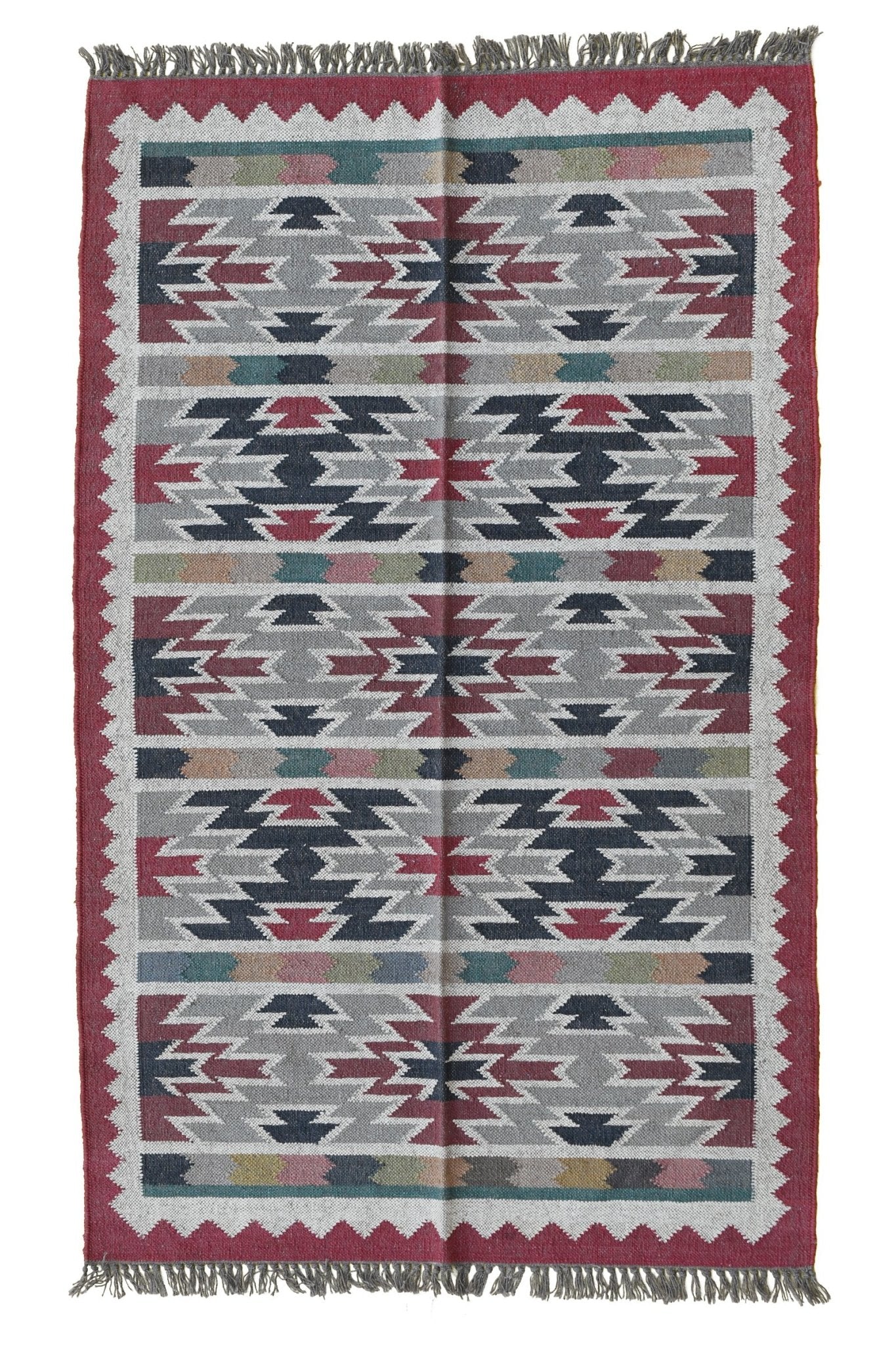 Orion handwoven kilim rug — multicolour handmade in Jaipur