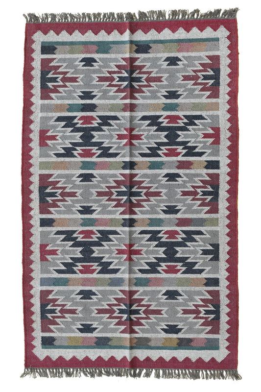 Orion handwoven kilim rug — multicolour handmade in Jaipur