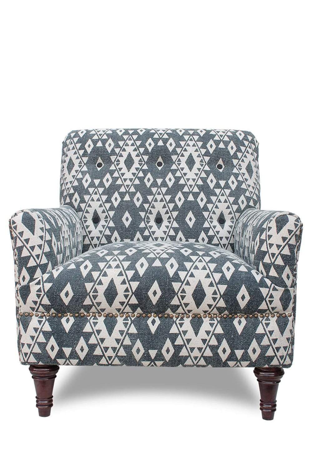 SAMUI LAID BACK ARM CHAIR 5 Prints 5 Colors ART AVENUE