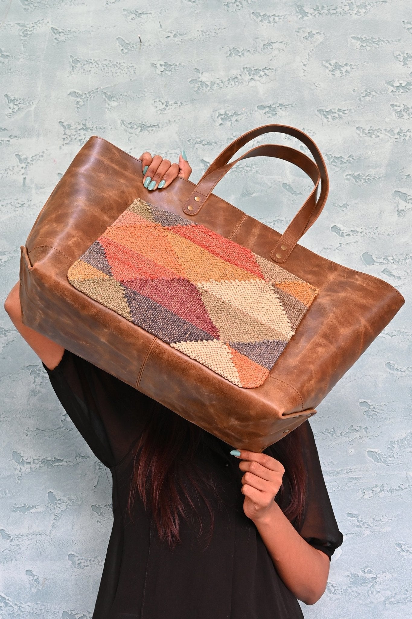 Vintage Turkish Kilim Bag, Ethnic Carpet Purse, Oversize Kilim Purse ,  Floral Kilim Bag