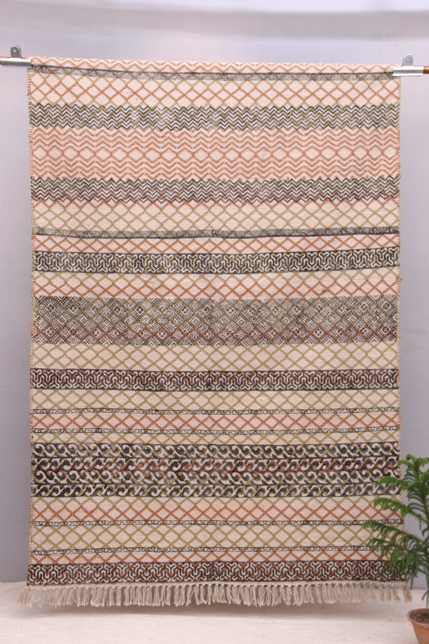 SCRIPT - BLOCK PRINTED RUG – Art Avenue