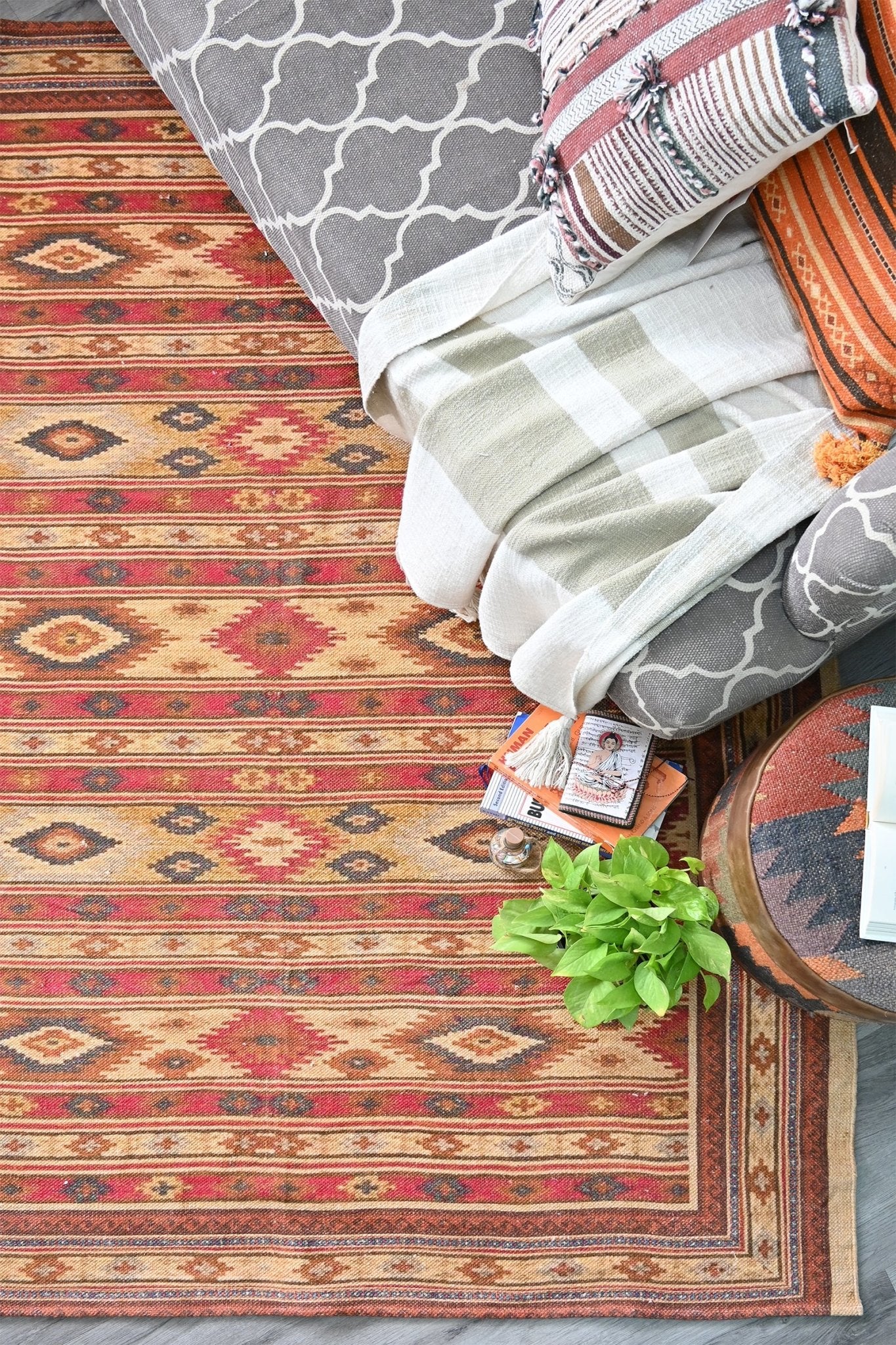 SHALOM - PRINTED COTTON RUG – Art Avenue